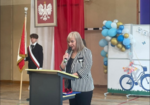Wystąpienie Pani Dyrektor na koniec roku szkolnego