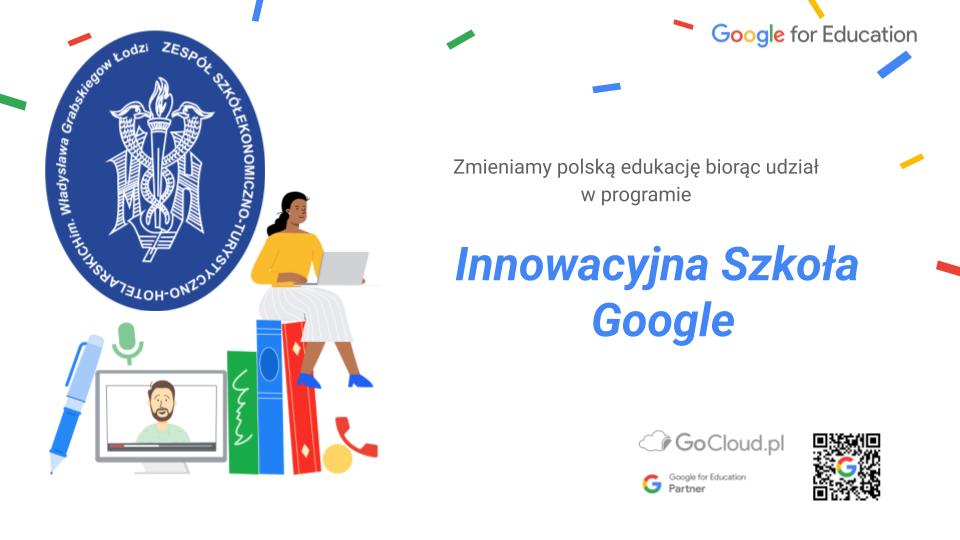 Nasza szkoła została oficjalnie zakwalifikowana do Programu Innowacyjna Szkoła Google!