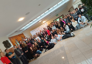 wszyscy uczestnicy zjazdu