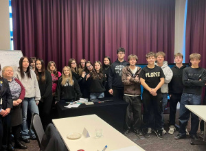 Uczniowie biorący udział w zajęciach